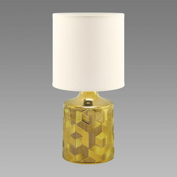  Abra Meble Lampa Linda E14 Gold/white 03786 