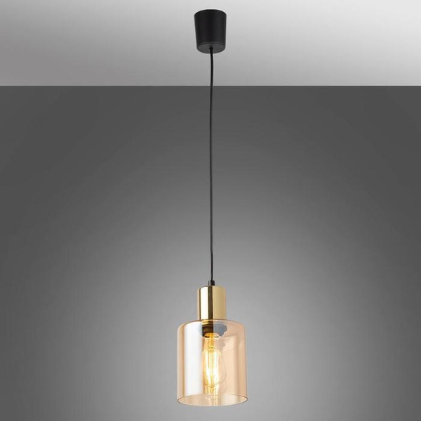  Abra Meble Lampa Wisząca Sierra Gold/bursztyn 6665 Lw1 