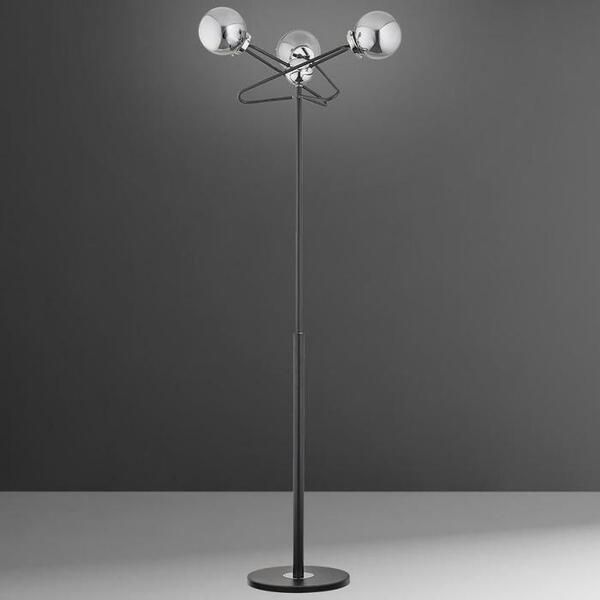  Alfa Lampa Podłogowa Lat 9278 Lp3 Czarny/chrom 