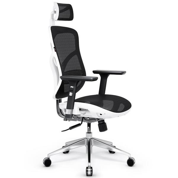  Diablo Chairs Fotel Biurowy Diablo V-basic Biały/czarny 