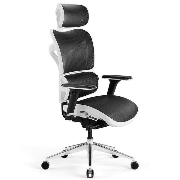  Diablo Chairs Fotel Biurowy Diablo V-commander Czarny/biały 