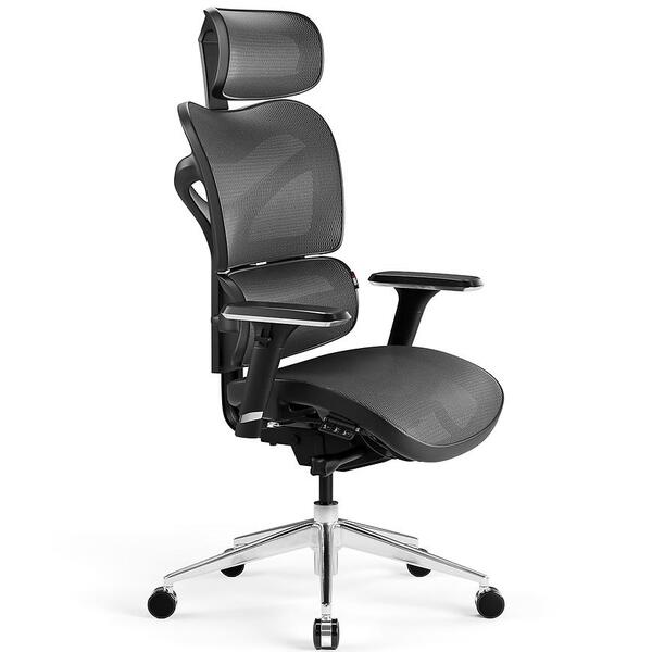  Diablo Chairs Fotel Biurowy Diablo V-commander Czarny/szary 