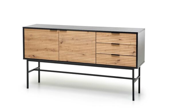  Halmar Komoda Nadia Dąb Artisan/czarny 