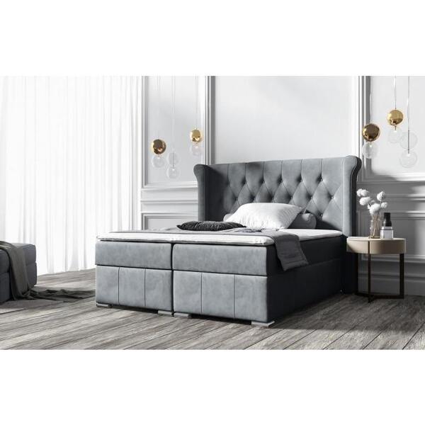  Meble Gruszka Łóżko Kontynentalne Bilitz 160 Mat Velvet 85 