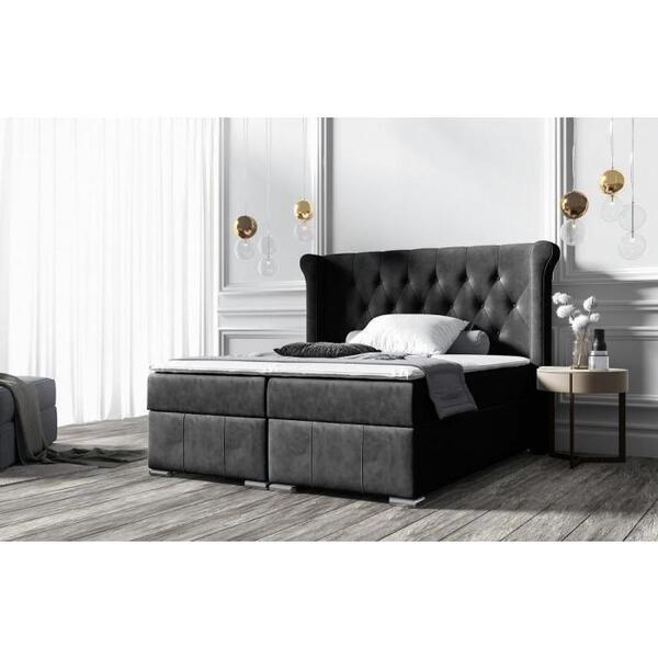  Meble Gruszka Łóżko Kontynentalne Bilitz 160 Mat Velvet 99 