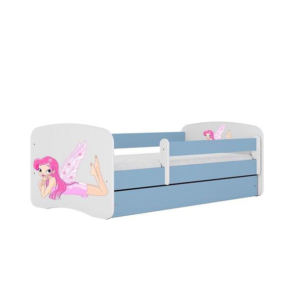  Merkury Market Łóżko Dziecięce Babydreams+sz+m Niebieski 80x160 Wróżka 2 
