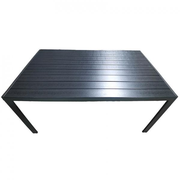  Merkury Market Stół Douglas Czarny Z Blatem Polywood 150x90 Cm 