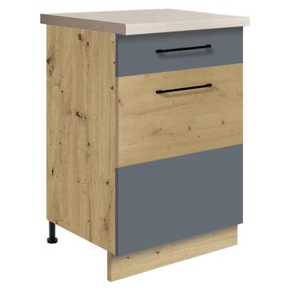  Merkury Market Szafka Kuchenna Infinity 4d Grey 