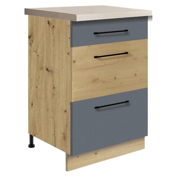  Merkury Market Szafka Kuchenna Infinity 9d Grey 