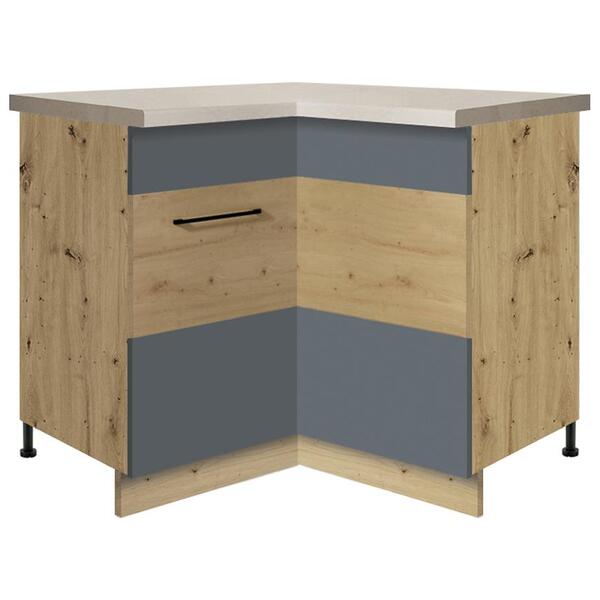  Merkury Market Szafka Kuchenna Infinity 16d Uni Grey Półka 