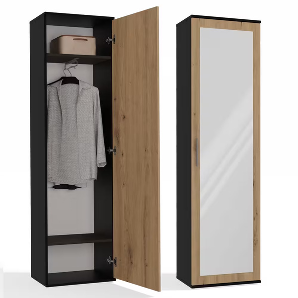  Top E Shop Szafa Holmes Antracyt/dąb Artisan 
