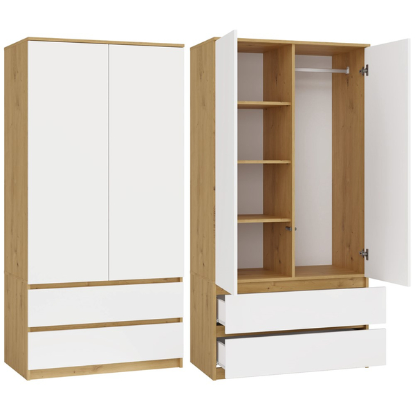  Top E Shop Szafa Umo S2 Dąb Artisan/biały 