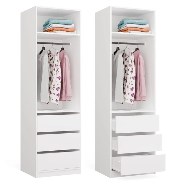 Top E Shop Szafa Z Szufladami Aprire 60 Cm Biały 