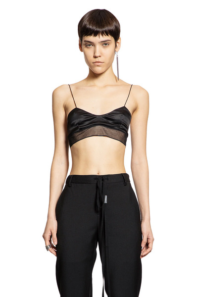  Abelina Bra In Washed Silk Satin And Tulle 