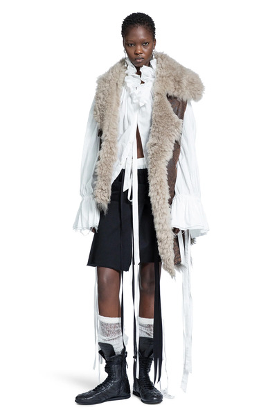  Aleid Asymmetric Shearling Vest 