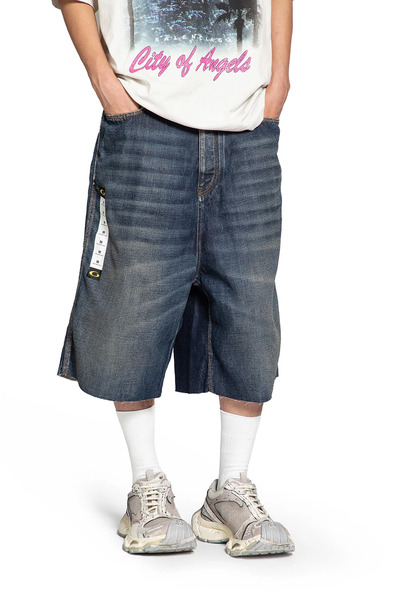  Loop Sports Icon Sticker Denim Shorts 