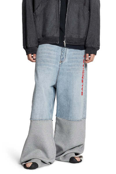  Patched Molleton Baggy Pants 