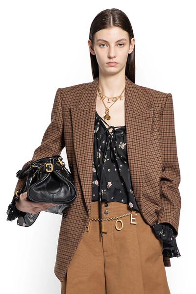  Houndstooth Wool Blazer 