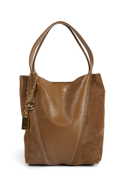  Small Spin Leather And Suede Shoulder Bag 