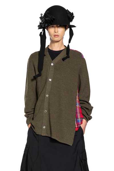  Asymmetric Paneled Sweater 