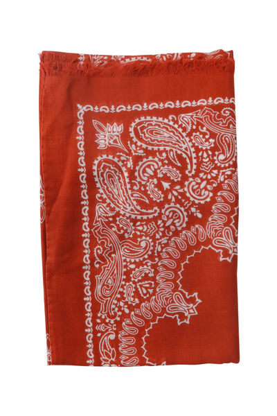  Paisley Print Cotton Bandana 
