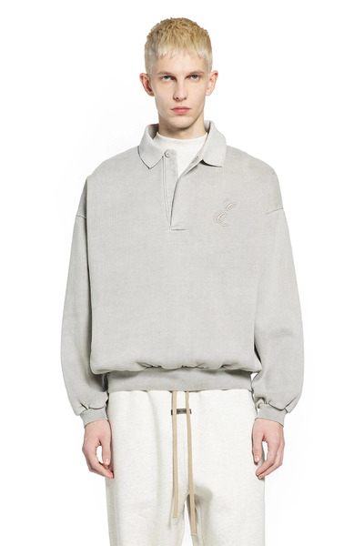  Embroidered Classic Polo Sweatshirt 