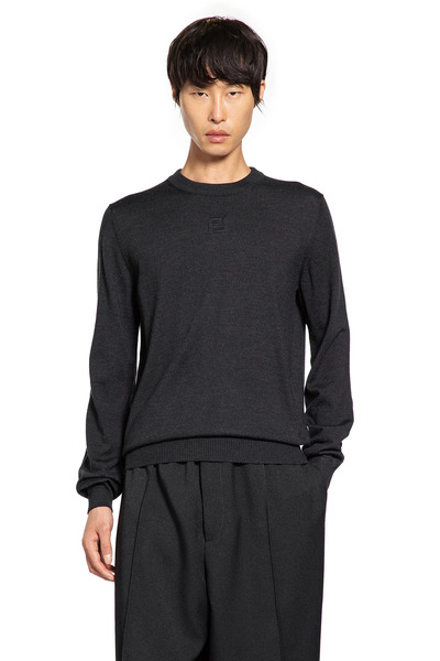  Crewneck Knitwear In Fleece Wool 