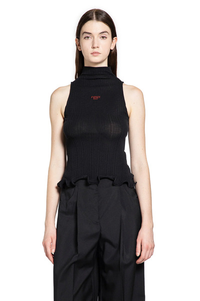  Fendi Roma Turtleneck Top 
