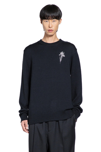  Crystal Flower Wool Sweater 