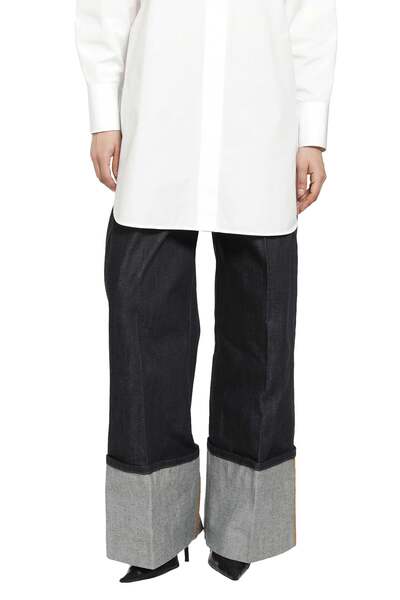  Raw Turn-up Jeans 