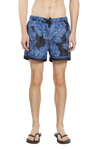  Swim Shorts With Pompom Print 