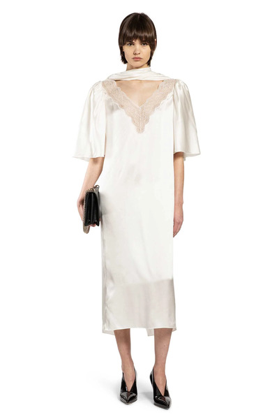  Silk Satin Midi Dress 