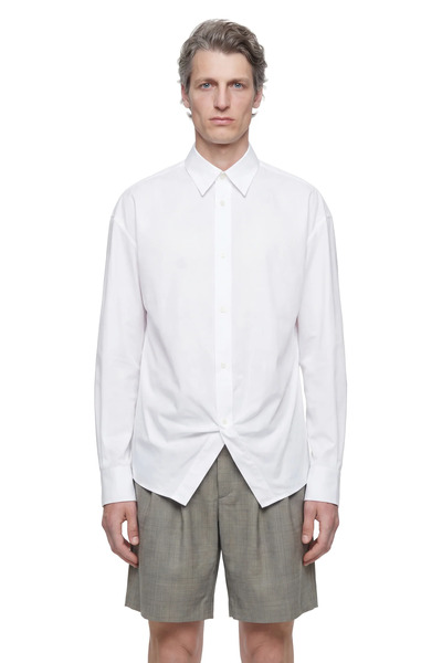  Cotton Poplin Long Sleeve Shirt 