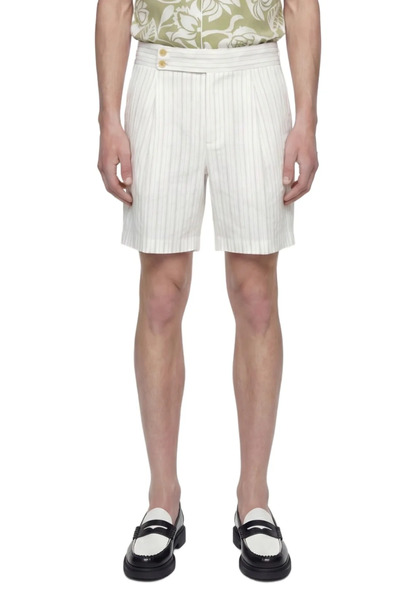  Pinstriped Wool Shorts 