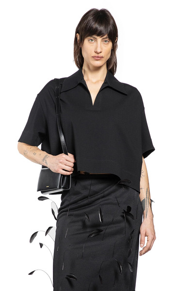  Cropped Polo Shirt 