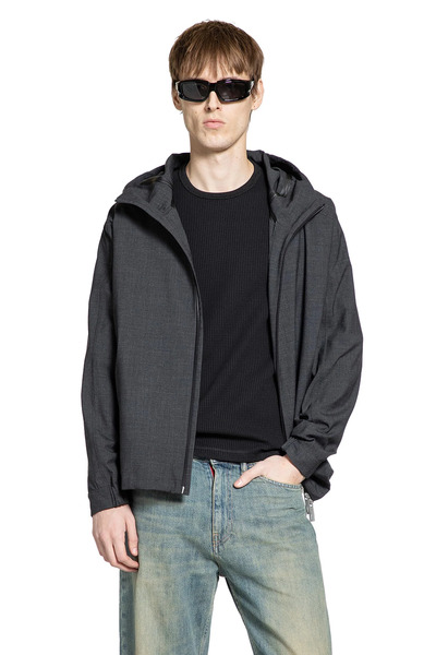  Wool Touch Hooded Jacket 