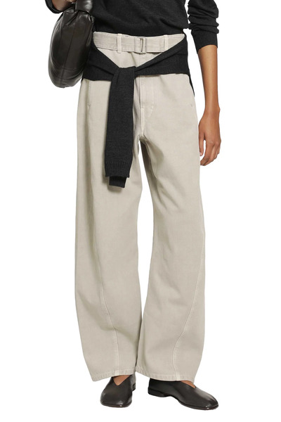  Twisted Belted Twill Pants 