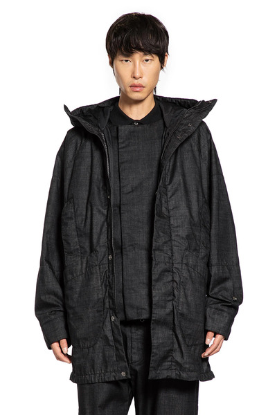  Resined And Garment Dyed Hooded Jacket 
