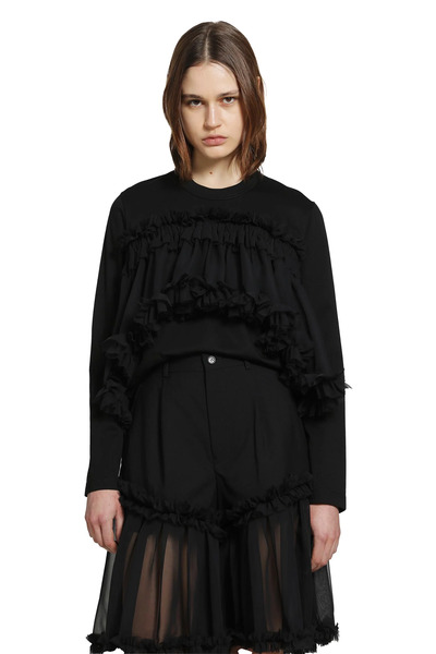  Tulle Long Sleeve T-shirt 