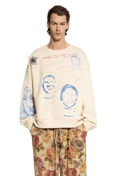  Sketchbook Printed Sweatshirt 