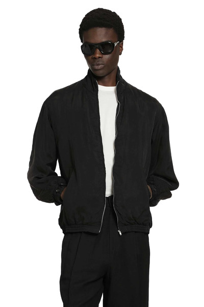  Crinkled Cupro Track Jacket 