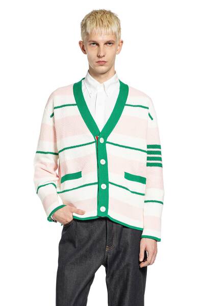  Striped Cardigan 