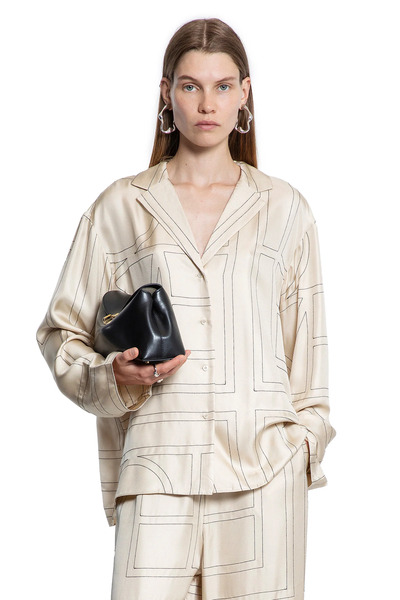 Monogram Silk Pj Top 