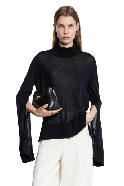  Slit Sleeve Turtleneck 