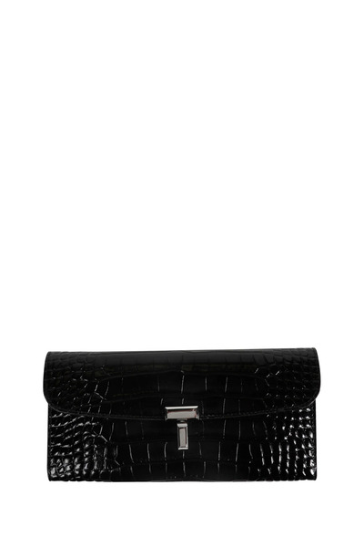  T-lock Croco-embossed Wallet 
