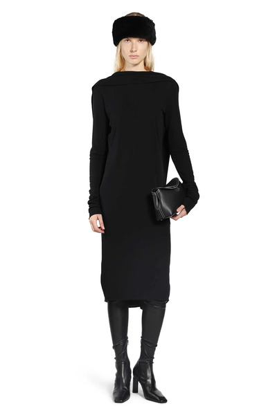  Viscose Cocoon Cape Midi Dress 