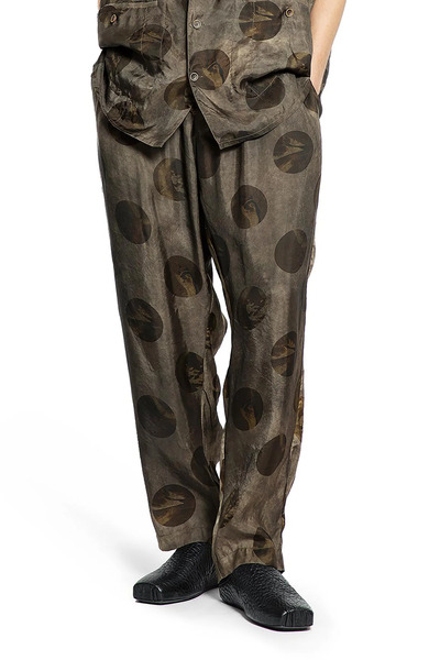  Graphic Polkadot Jacquard Drawstring Pants 