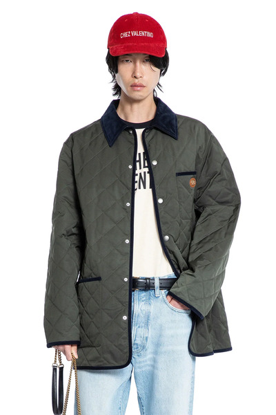  Quilted Nylon Vlogo Jacket 
