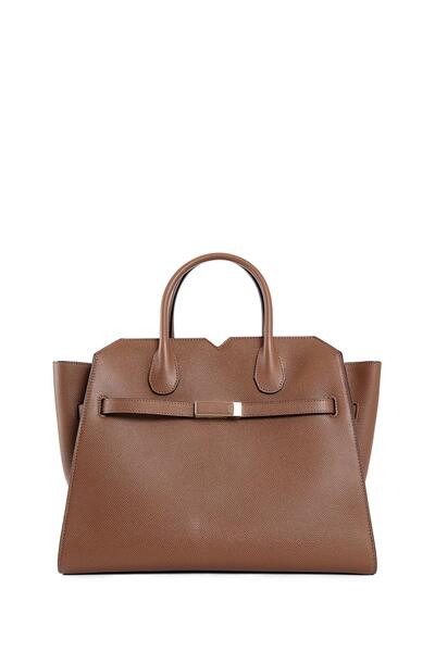  Valextra Woman Brown Top Handle Bags 