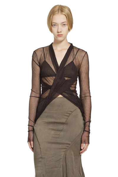  Knotted Top In Organza 